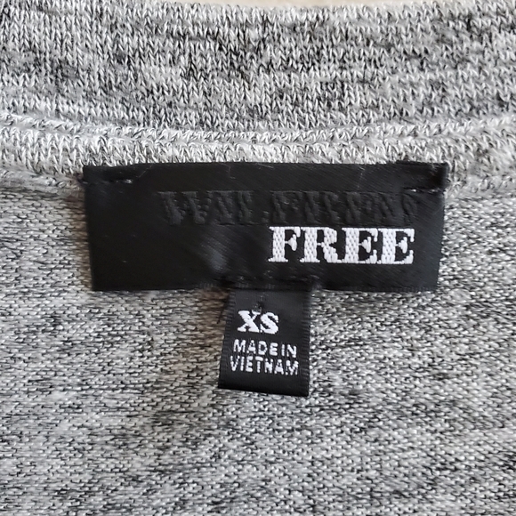 Wilfred Free V neck - light weight dress - mini, XS size, light heather gray - Picture 3 of 4